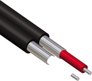 Kabel, Meterware - Netzwerkkabel, Adam Hall by Procab KCRIG48 Stereo Signalkabel 2 x 8 mm