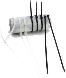 Kabel, Zubehr: Kabelbinder und Klettband, Kabelbinder 3,6 mm x 200 mm, natur oder schwarz