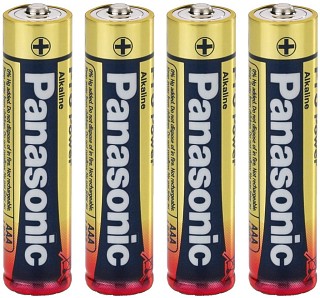 Accumulateurs et batteries, Srie de batteries alcalines LR-03
