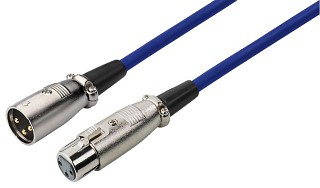 Cables de micrfono: XLR, Cables XLR MEC-20/BL