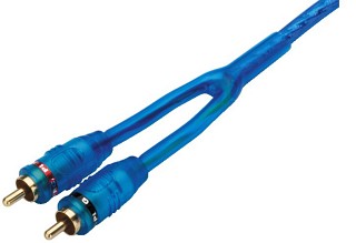 RCA cables, High-quality stereo audio connection cable CPR-150/BL