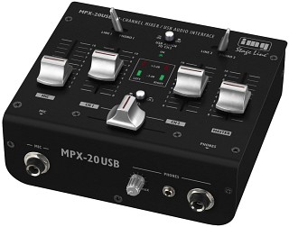 Tables de mixage et mixeurs: Tables de mixage DJ, Table de mixage stro DJ 3 canaux MPX-20USB