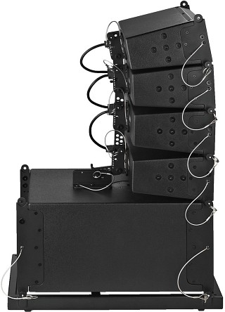 Recintos para megafona activos: Altavoces compactos, Altavoz array para megafona profesional (controlado por software DSP), activo, L-RAY/1000