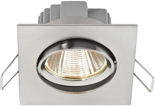 Accesorios Iluminacin, Focos LED de montaje empotrado, cuadrados, 5 W LDSQ-755C/WWS
