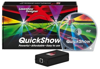 Zubehr Lichttechnik, Laserdesigner Pangolin QuickShow 2.5 FB3/QS, PANGOLIN-SET
