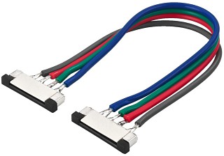 Accessories, Quick connector for SMD RGB LED strips, LEDC-3RGB
