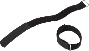Kabel, Zubehör: Kabelbinder und Klettband, Kabelbinder Klettband 50 x 5 cm in schwarz, blau,gelb