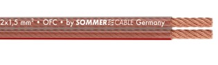Lautsprecherkabel Twincord von Sommer Cable, SC-Twincord 2 x 1,5 mm<sup>2</sup>