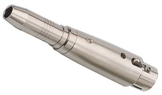 Adapter: XLR, Adapter XLR/6,3-mm-Stereo-Klinkenkupplung NTA-110
