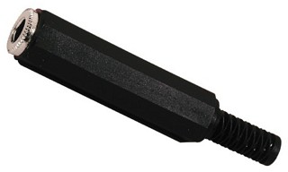 Stecker und Kupplungen: Klinke 6,3 mm, 6,3-mm-Klinkenkupplung T-208JB